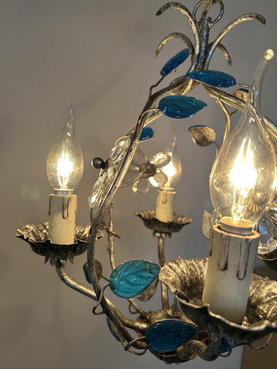 Image 1 of Banci Firenze Design Lustre Pendentif Lampe Bleu Détail