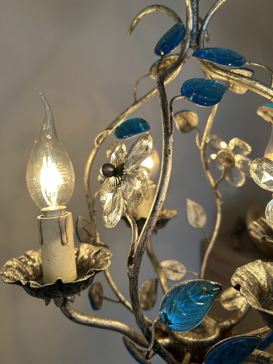 Image 1 of Banci Firenze Design Lustre Pendentif Lampe Bleu Détail