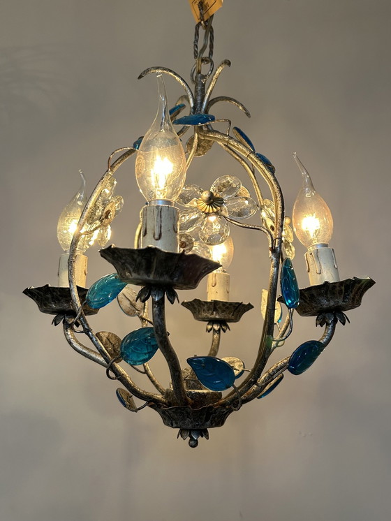 Image 1 of Banci Firenze Design Lustre Pendentif Lampe Bleu Détail
