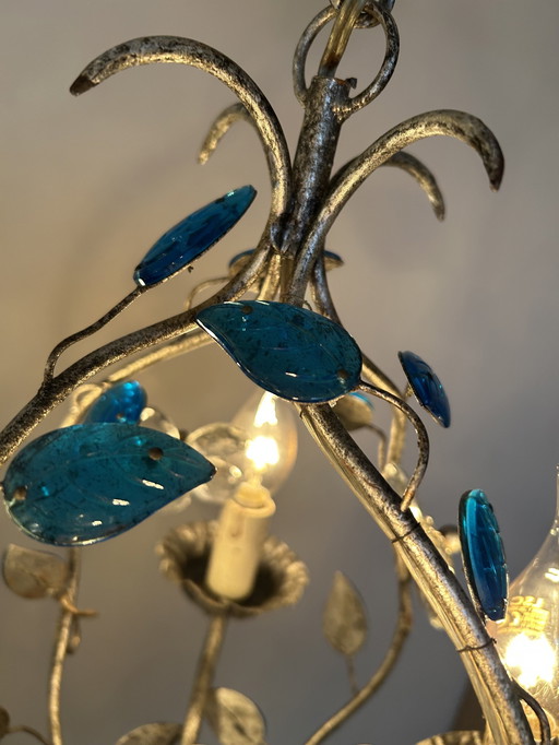 Banci Firenze Design Lustre Pendentif Lampe Bleu Détail