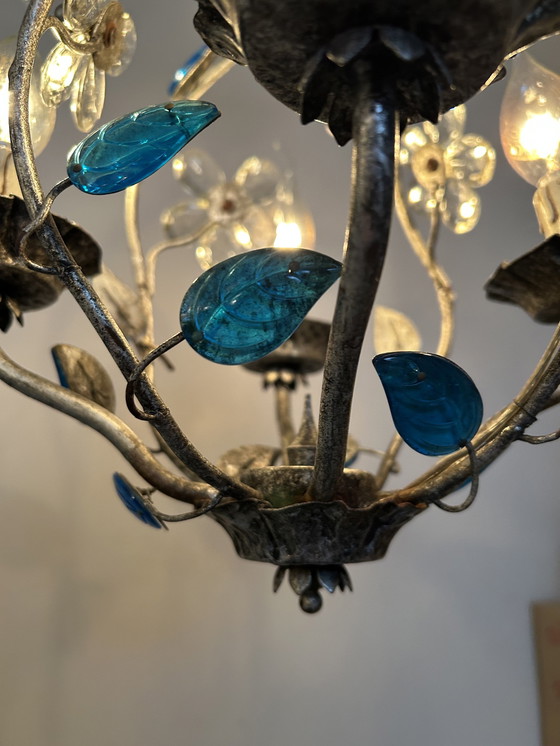 Image 1 of Banci Firenze Design Lustre Pendentif Lampe Bleu Détail