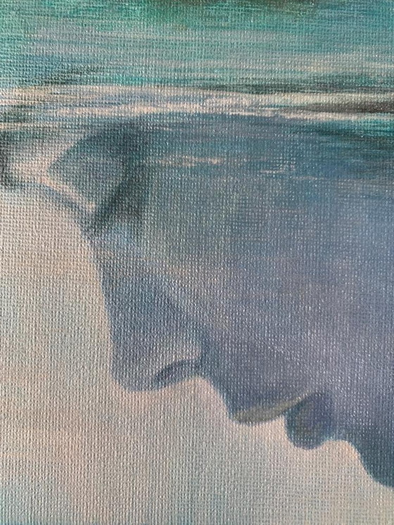 Image 1 of Acrylique Sur Plaque 30X30 Cm - Signé à la Main - The Harmonik