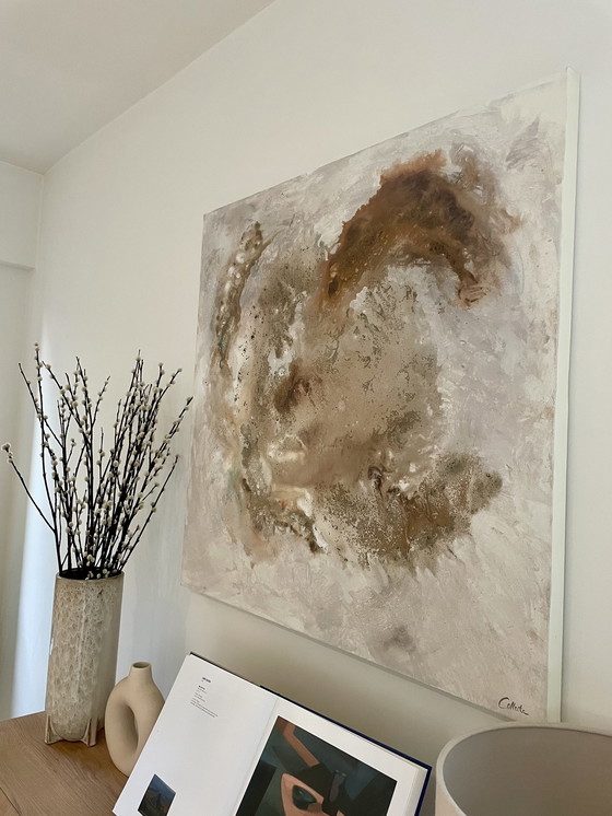 Image 1 of Lotte Collette - Peinture sur toile 90Cm X 90Cm