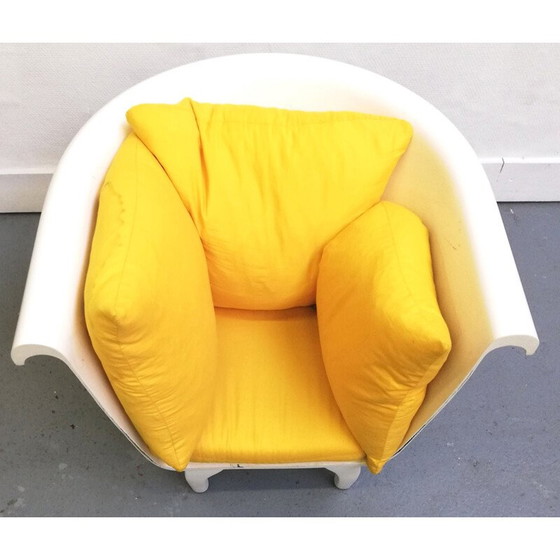 Image 1 of Paire de fauteuils de baignoire vintage avec pieds en argent