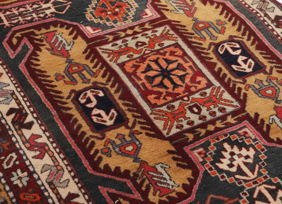 Image 1 of Tapis persan original noué à la main Ardebil Ancien 328 X 109 cm Top condition