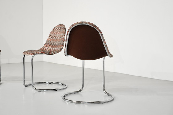 Image 1 of Ensemble De Table Et Chaises « Maia » Par Giotto Stoppino Pour Bernini, Italie 1970S.