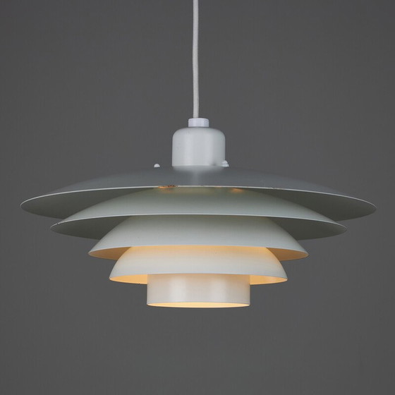 Image 1 of Lampe suspendue vintage en aluminium, 1970