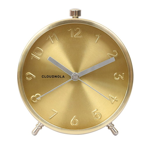 Cloudnola Glam Alarm Clock Gold