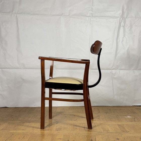 Image 1 of 1X Chaise d'appoint Art déco par Lajos Kozma pour Szék És Faárugyár Rt, 1930S