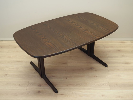 Image 1 of Table en chêne, design danois, années 1970, fabricant : Skovby