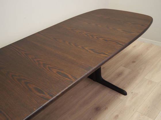 Image 1 of Table en chêne, design danois, années 1970, fabricant : Skovby