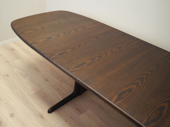 Image 1 of Table en chêne, design danois, années 1970, fabricant : Skovby