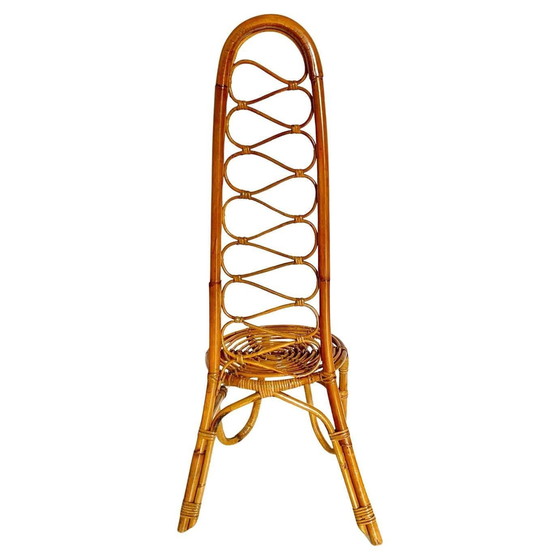 Image 1 of 1X Chaises en bambou modernes du milieu du siècle, Italie 1960S