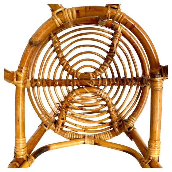 Image 1 of 1X Chaises en bambou modernes du milieu du siècle, Italie 1960S