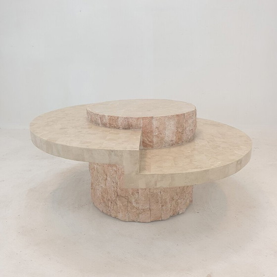 Image 1 of Table basse vintage en pierre de Mactan par Magnussen Ponte, 1980