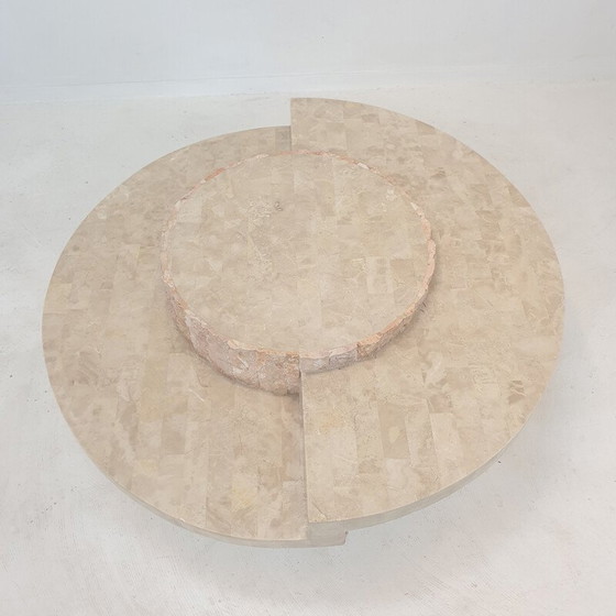 Image 1 of Table basse vintage en pierre de Mactan par Magnussen Ponte, 1980