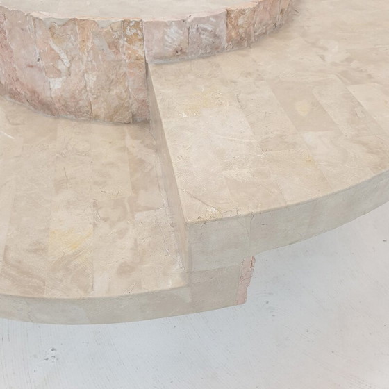 Image 1 of Table basse vintage en pierre de Mactan par Magnussen Ponte, 1980
