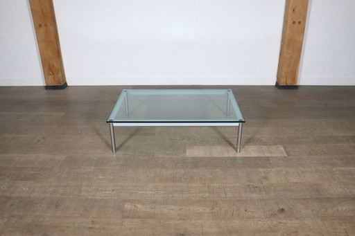 Table basse Cassina Lc10 par Le Corbusier, Italie 1980S