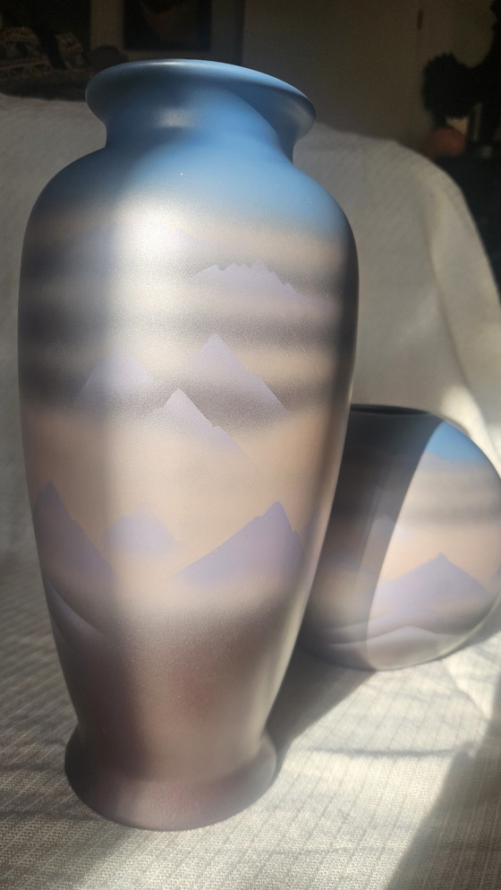 Image 1 of 2 Vases Vintage Otagiri Japan.