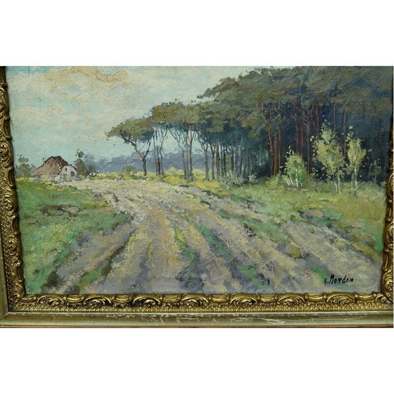 Image 1 of Peinture à l'huile vintage de Wim van Norden, Pays-Bas 1940