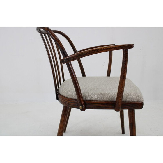 Image 1 of Ensemble de 6 chaises de salle à manger vintage en hêtre par Antonin Suman, 1960s