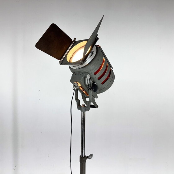 Image 1 of Lampadaire de cinéma en métal ajustable par S. Marcucci Srl, Italie 1960