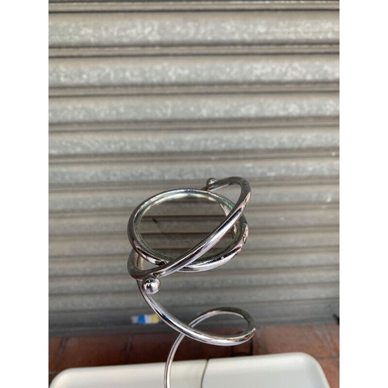 Image 1 of Lampe vintage en acier et verre de Jean-François Crochet, 1990