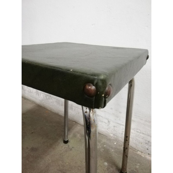 Image 1 of Paire de fauteuils fana vintage avec tabouret par Paul Schuitema, Pays-Bas 1950