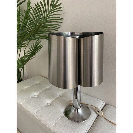 Image 1 of Lampe de table vintage chromée, 1970