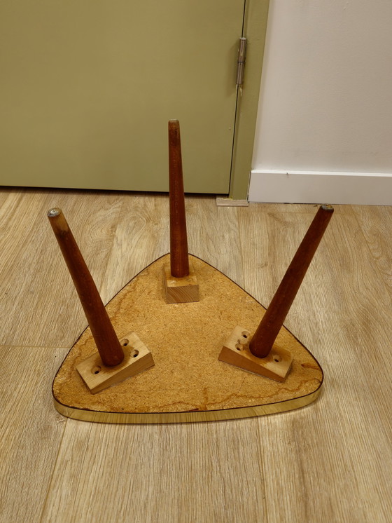 Image 1 of Vintage Green Plant Table Side Table