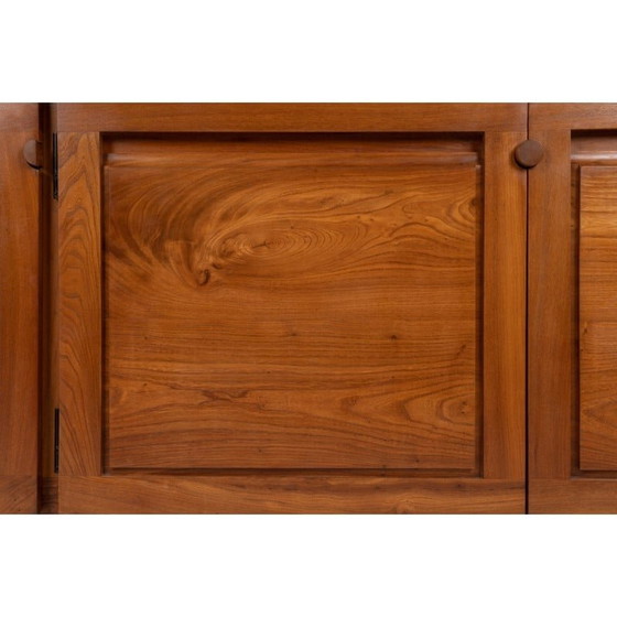 Image 1 of Buffet vintage en orme massif blond par Maison Seltz, France 1960
