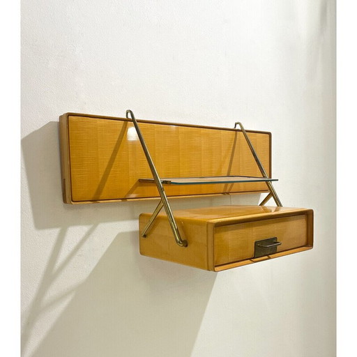 Paire de tables de nuit du milieu du siècle par Silvio Cavatorta, années 1950