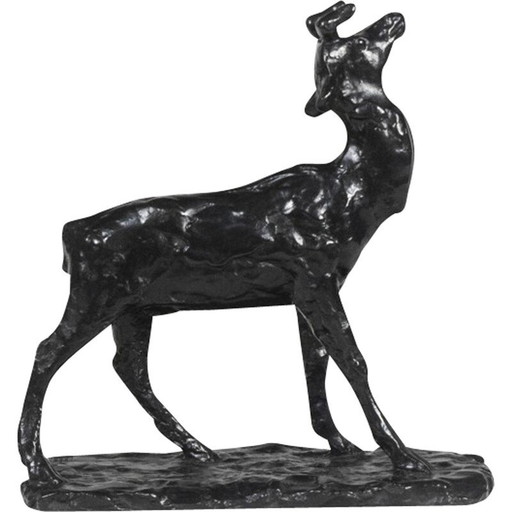 Sculpture en bronze "Deer Belling" de François Pompon pour l'Atelier Valsuani, 2006