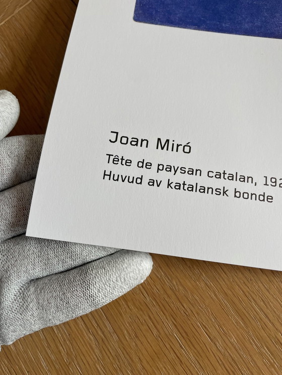 Image 1 of Joan Miró Après (1893-1983), Tête De Paysan Catalan, 1925, Copyright Successió Miró Adagp, Paris Bildypphovsrätt 2019