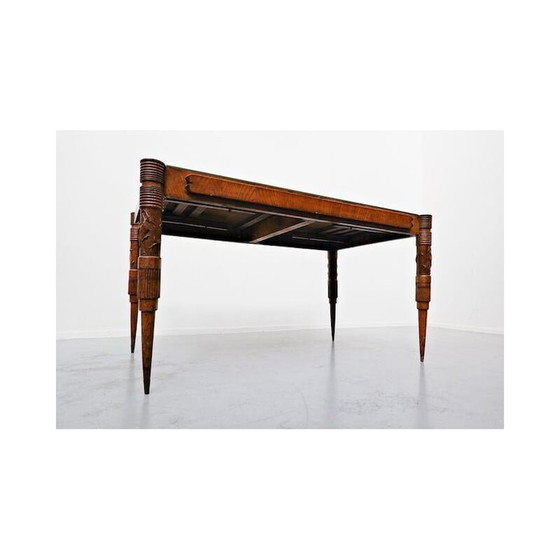 Image 1 of Table de salle à manger extensible vintage par pier luigi colli, italien 1940s