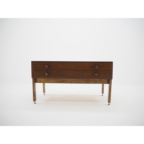 Image 1 of Commode vintage en bois et chrome, tchèque 1960