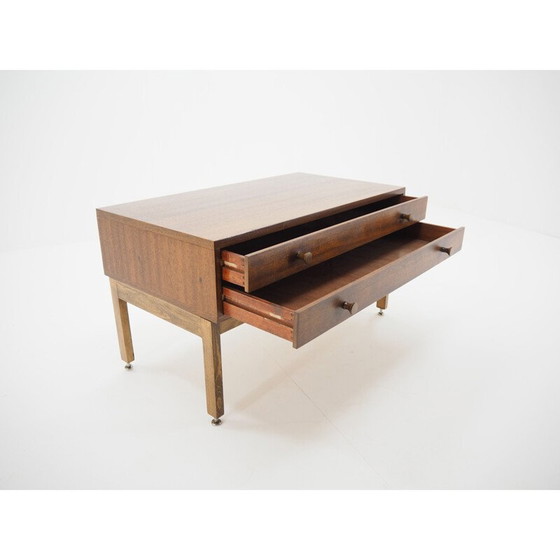 Image 1 of Commode vintage en bois et chrome, tchèque 1960