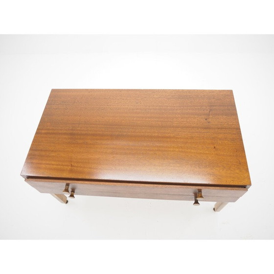 Image 1 of Commode vintage en bois et chrome, tchèque 1960