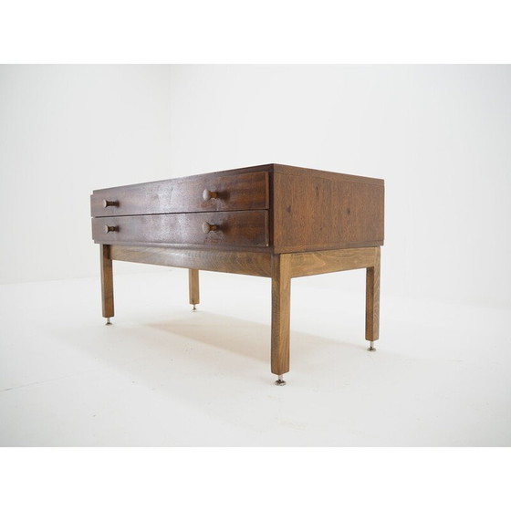 Image 1 of Commode vintage en bois et chrome, tchèque 1960