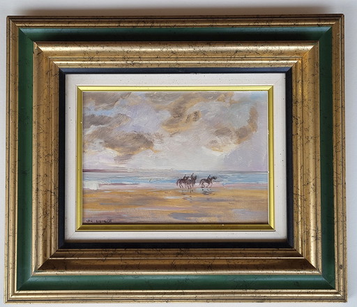 Cavalières En Bort De Mer