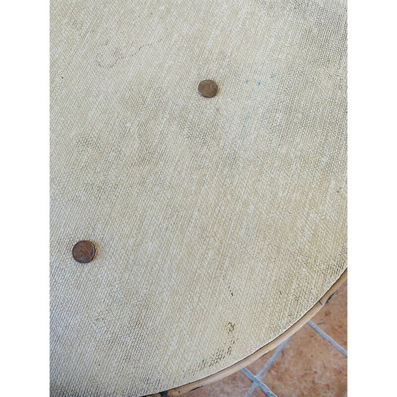 Image 1 of Table d'appoint vintage en bambou et rotin, 1960