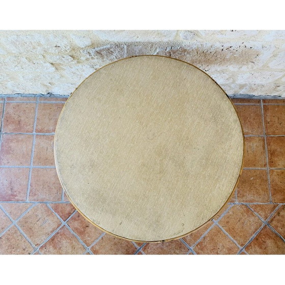 Image 1 of Table d'appoint vintage en bambou et rotin, 1960