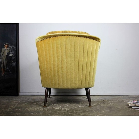 Image 1 of Fauteuil vintage allemand vert - années 1950