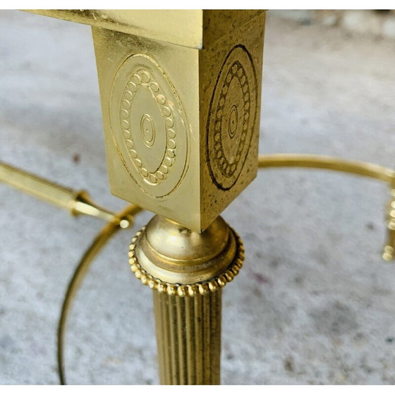 Image 1 of Table basse vintage en marbre vert, France 1960