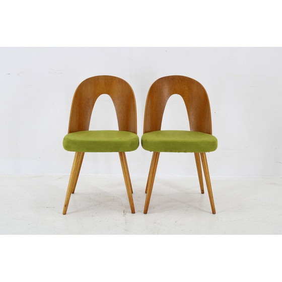 Image 1 of Ensemble de 4 chaises de salle à manger vintage par Antonin Suman, 1960s