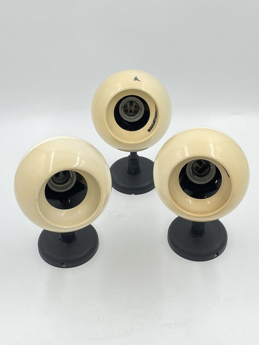 Lot De 3 Plafonniers Boule Lita