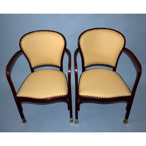 Image 1 of Ensemble de salon vintage Kohn No.717 par Gustav Siegel