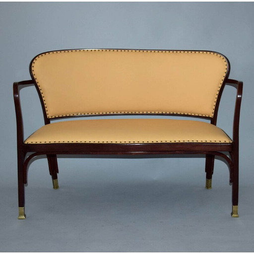 Ensemble de salon vintage Kohn No.717 par Gustav Siegel