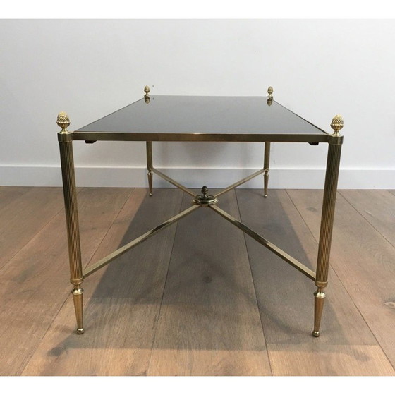 Image 1 of Table basse vintage en laiton par Maison Jansen, 1940