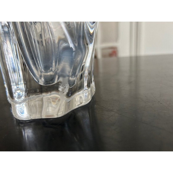 Image 1 of Vase asymétrique en cristal pour Daum, 1964